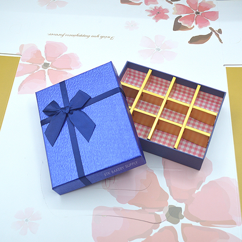 PAPER CHOCOLATE CAKE BOX 16 x 12.2 x 3.5CM 12'S 1PC