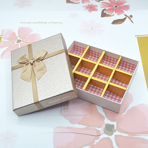 PAPER CHOCOLATE CAKE BOX 16 x 12.2 x 3.5CM 12'S 1PC