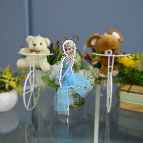 PRINCESS DESIGN CAKE TOPPER BIG 1PC