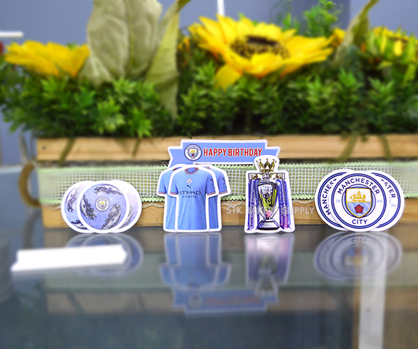 CAKE TOPPER MANU, CHELSEA,MANCITY TEAM TOPPER SET