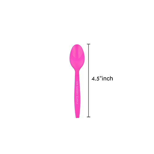 PLASTIC SPOON-4.8"-50 PC