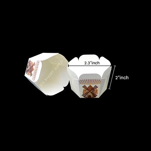 MUFFIN PAPER CUP (HEXAGON) 6 x 5CM 2281400111 100PCS (1 x 50)