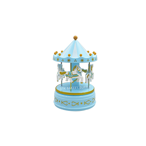 CAKE DECORATION CAROUSEL HORSE MUSIC BOX NO 1692