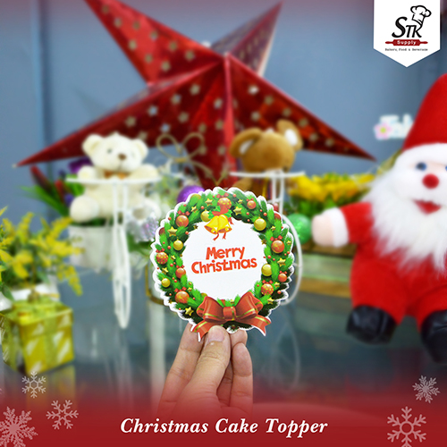 CAKE DECORATION  CHRISTMAS TOPPER (TREE, ALL DESIGN )(10PCS)SET