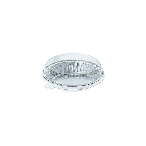 ALUMINIUM CUP-ROUND WITH LID-SS-3015,130 x 73 x 16 mm-80ml-20 pcs ( 1 x 45 )
