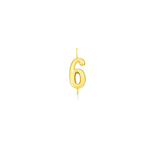 CANDLE NUMBER 1PC (1x25) NO-6