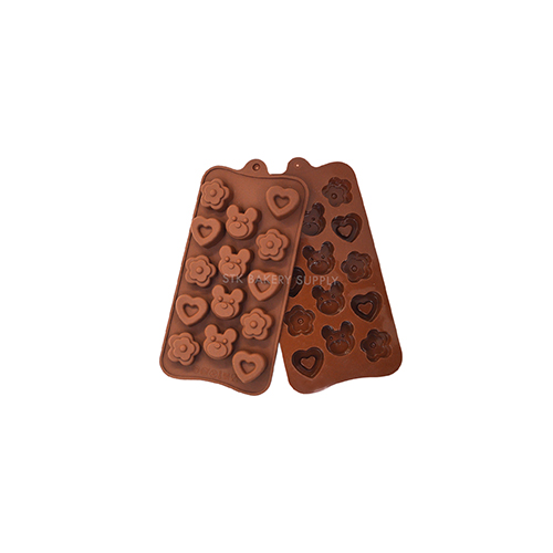 SILICON MOULD CHOCOLATE ALL DESIGN SMALL SIZE 1PC