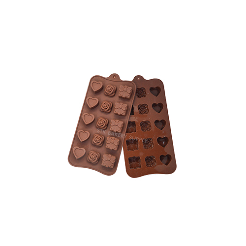 SILICON MOULD CHOCOLATE ALL DESIGN SMALL SIZE 1PC