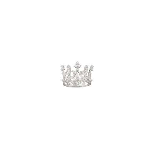 CAKE DECORATION  PEARL CROWN SMALL 