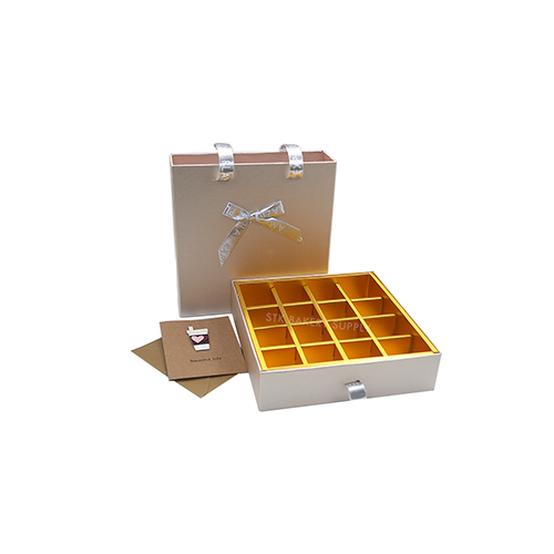 PAPER CHOCOLATE BOX 11.5 x7.5x4CM 16'S 1PC